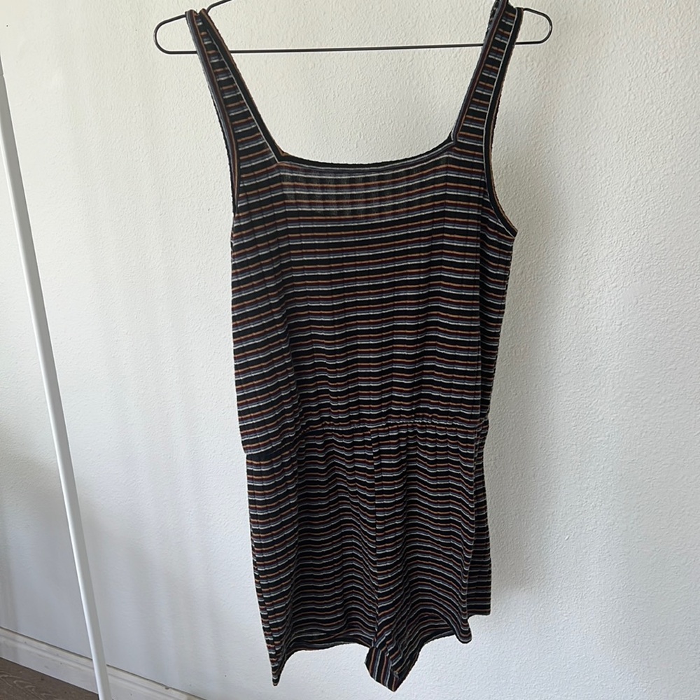 Striped romper